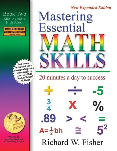 Cover of Mastering Essential Math Skills Book 2 20 Minutes a Day to Success: Middle…