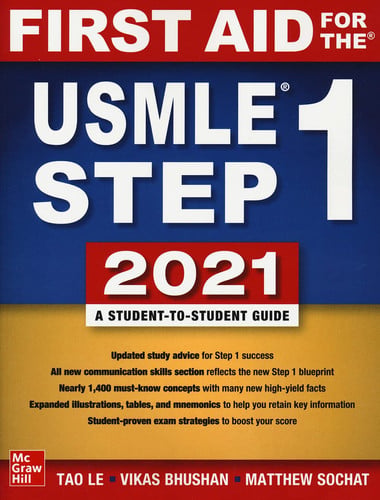 Cover of First Aid for the USMLE Step 1, 2021